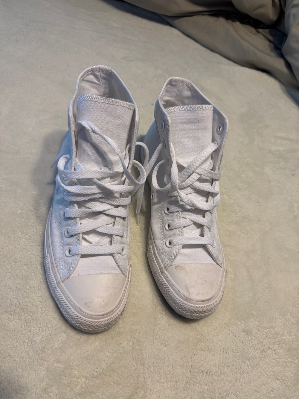 Converse White Low-Top Canvas Sneaker